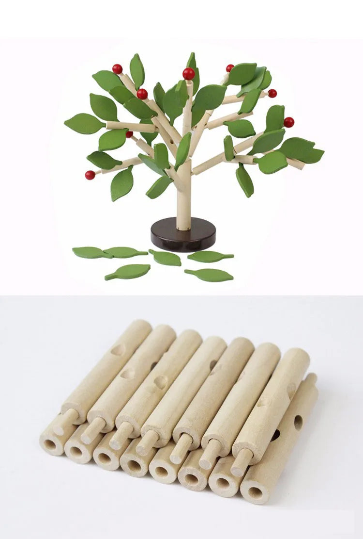 Montessori Puzzle 3D Tree Model Games Educational Toys for Children