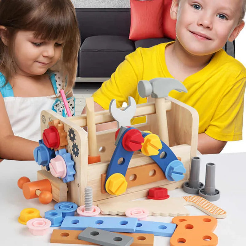 Toddler Wooden Tool Set