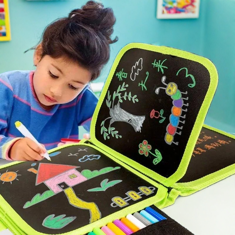 Pizarra educativa para colorear y dibujar