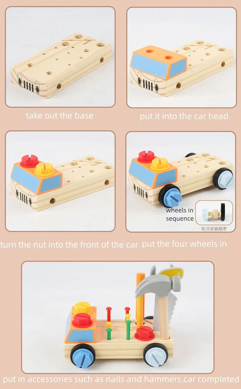 Toddler Wooden Tool Set