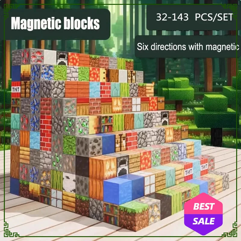 New Magnetic Block - Build Constructor Magnet Sets.