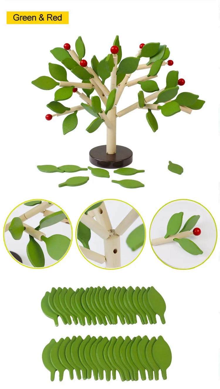 Montessori Puzzle 3D Tree Model Games Educational Toys for Children