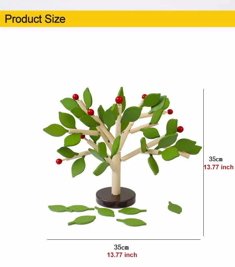 Montessori Puzzle 3D Tree Model Games Educational Toys for Children