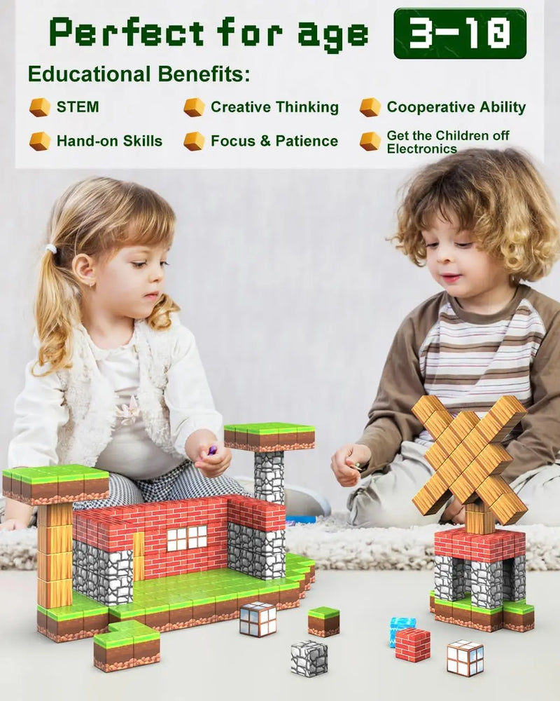 Magnetic Blocks to build unlimited challenge to imagination