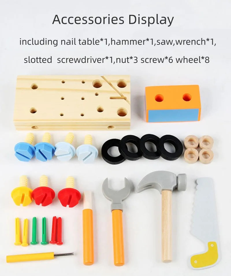 Toddler Wooden Tool Set