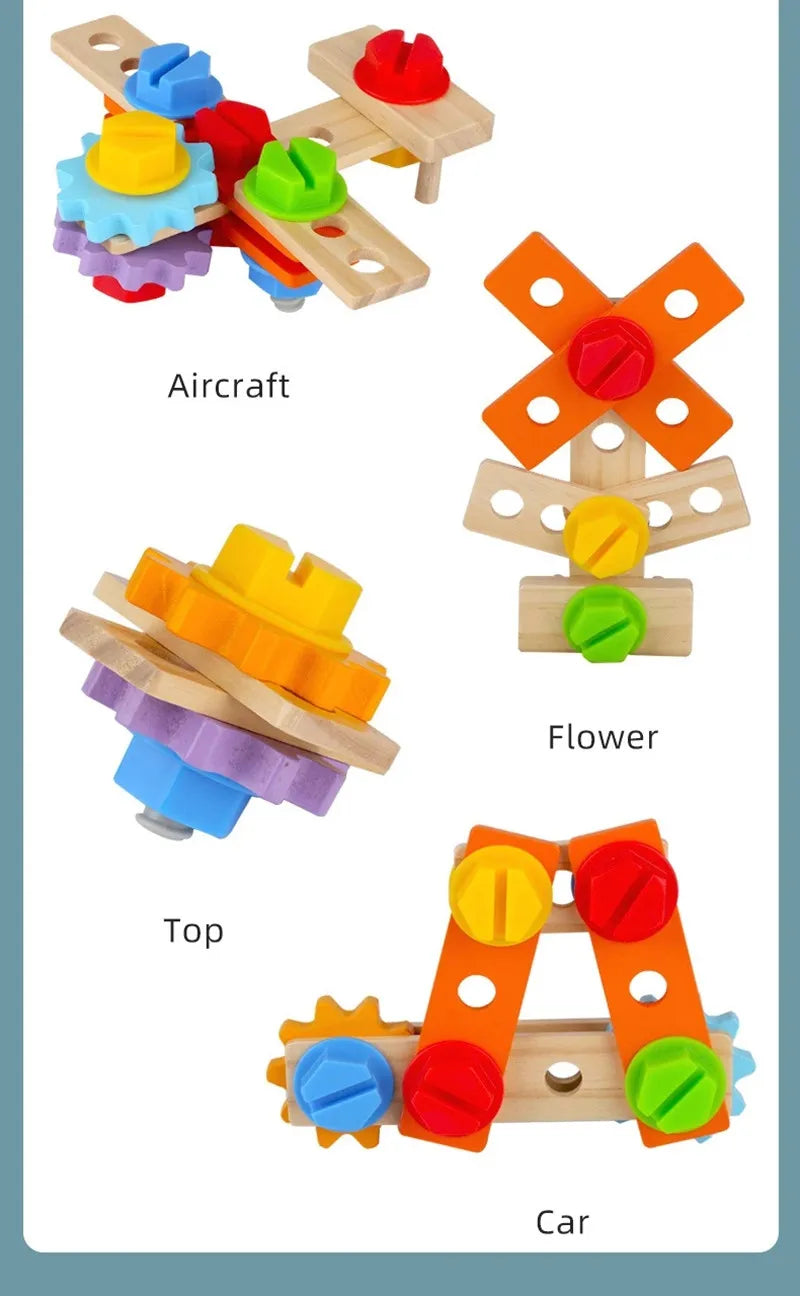 Toddler Wooden Tool Set