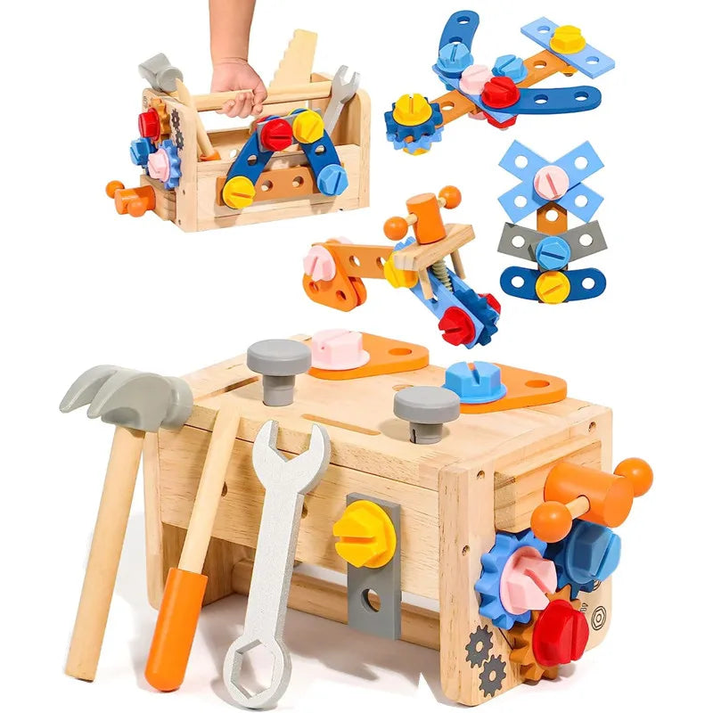 Toddler Wooden Tool Set