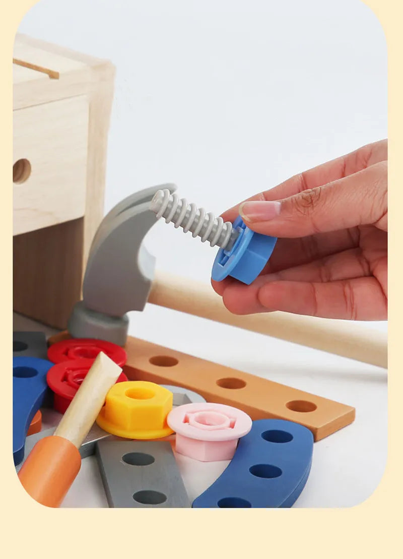 Toddler Wooden Tool Set