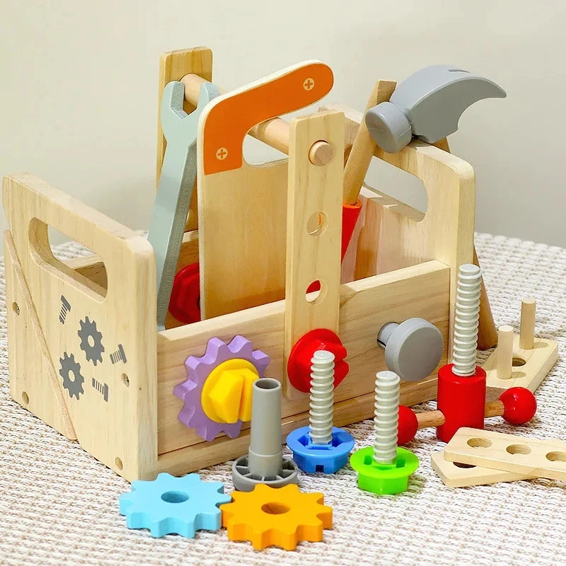 Toddler Wooden Tool Set