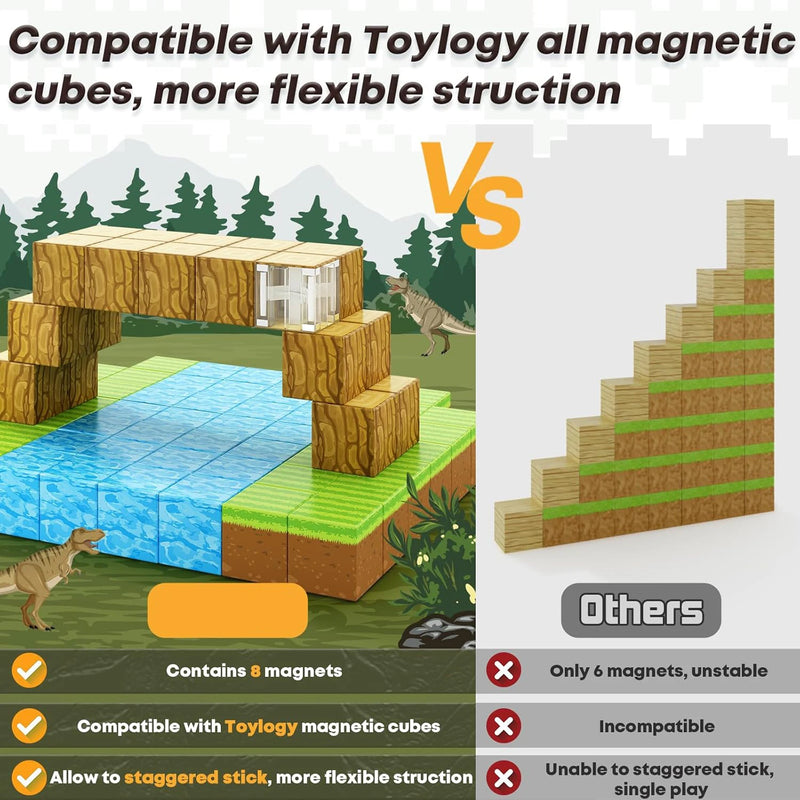 Magnetic Blocks to build unlimited challenge to imagination