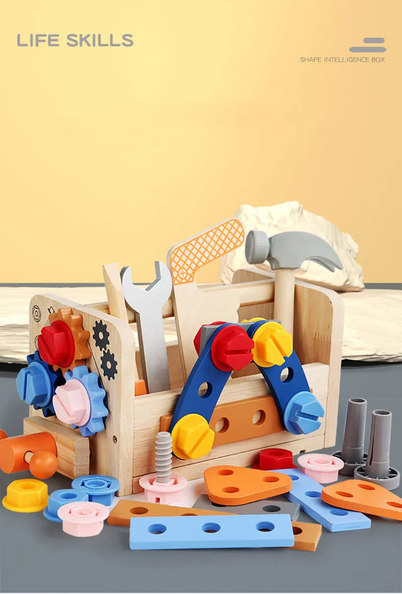 Toddler Wooden Tool Set