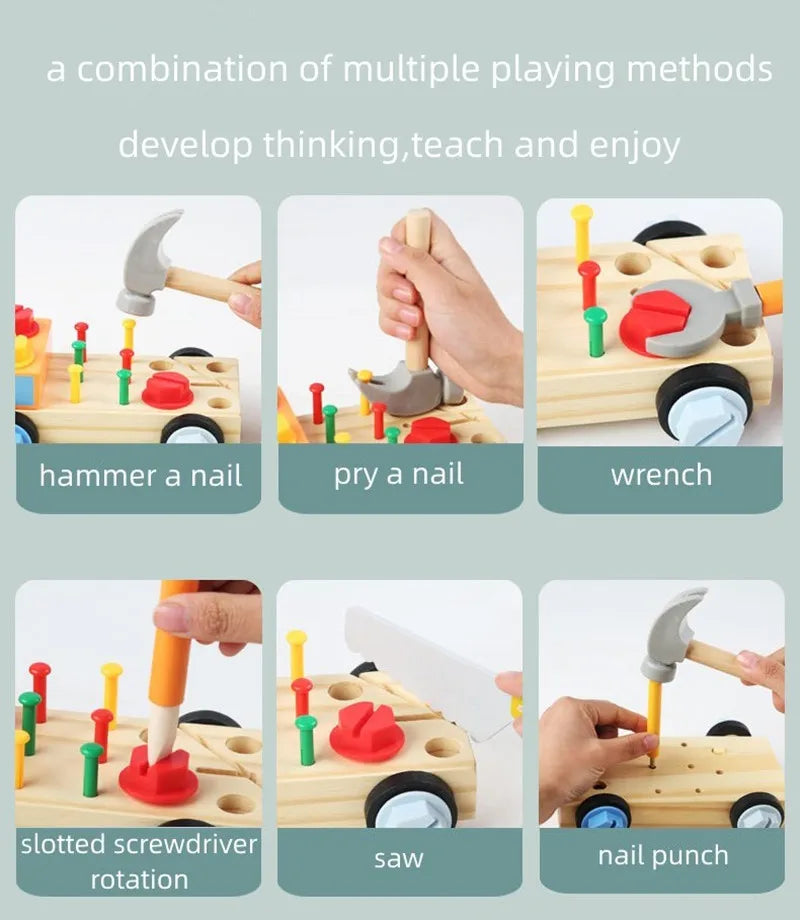 Toddler Wooden Tool Set