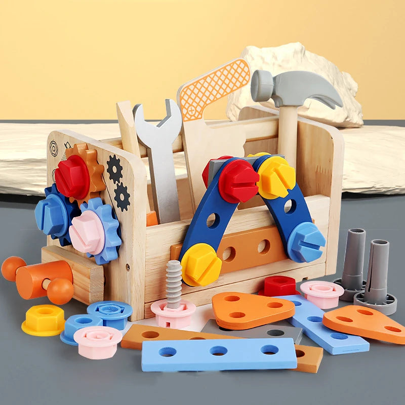 Toddler Wooden Tool Set