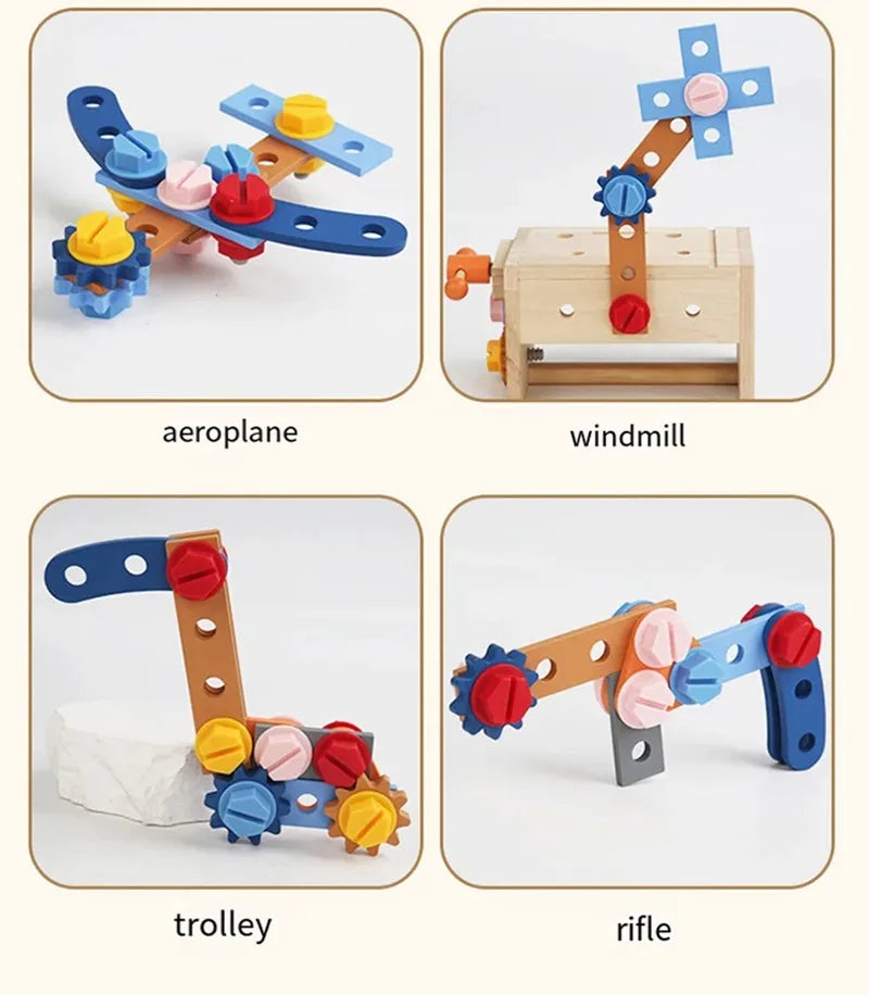 Toddler Wooden Tool Set