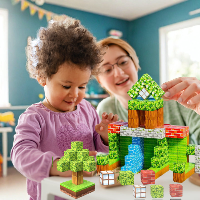 Magnetic Blocks to build unlimited challenge to imagination